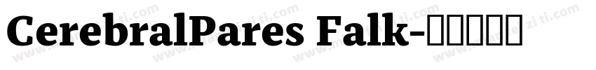 CerebralPares Falk字体转换